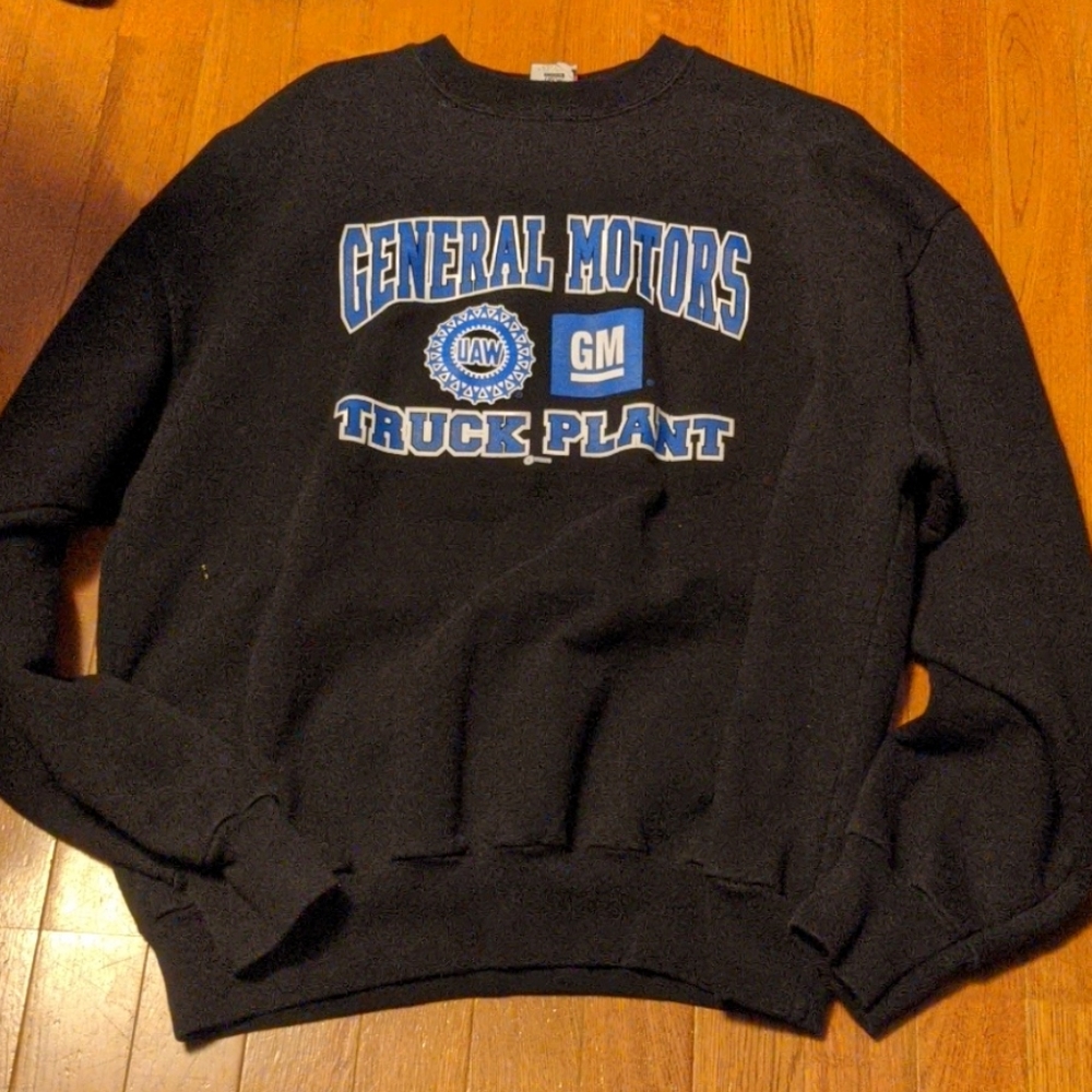 GM Truck Plant Large Sweat Shirt